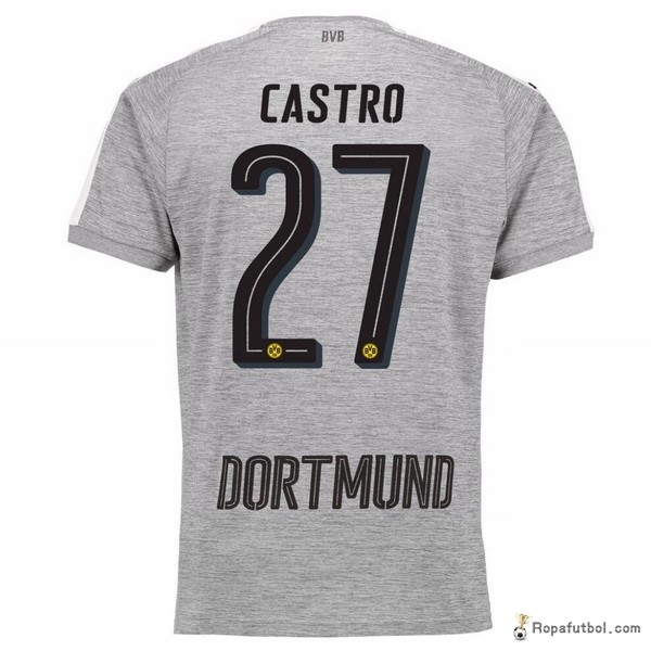 Camiseta Borussia Dortmund Replica Tercera Ropa Castro 2017/18